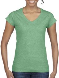 Gildan Tricou V-neck Olivia XXL Heather Irish Green