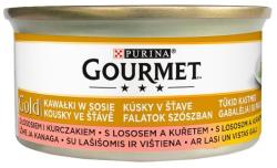 Gourmet Gold Lazac és csirke falatok szószban 85 g 0.09 kg