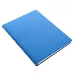 FILOFAX Agenda Notebook Saffiano Fluoro cu spirala si rezerve A5 Blue FILOFAX (9029)