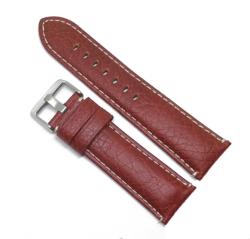  Curea de ceas Brun-roscat din piele naturala - 24mm - W3572 (WZ3572)