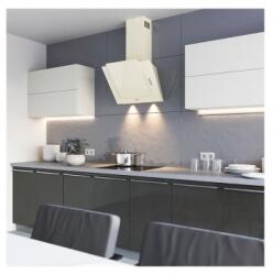 Tornado Hota Decorativa Tornado Vertikal 750 (60) LED, 1 motor Turbo, latime 60 cm, 3 viteze, absorbtie 750 m3/ora, filtru anti-grasimi aluminiu 5 straturi, Bej (20501) Hota