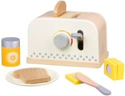 New Classic Toys Set toaster - Alb (NC10706) - mansarda-copiilor Bucatarie copii