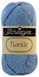 Scheepjes Twinkle 909 - kék csillogó pamut fonal