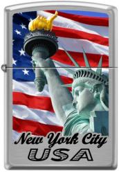 Zippo Brichetă Zippo 5701 Statue of Liberty-New York, Flag (5701)