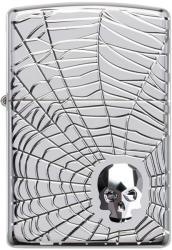 Zippo Brichetă Zippo Spider Web Skull Emblem 29931 (29931)