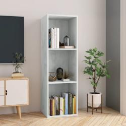 vidaXL Bibliotecă/Comodă TV, gri beton, 36 x 30 x 114 cm, PAL (800139) Biblioteca
