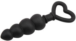Chisa-novelties Dop Anal Beaded Luv Probe, Negru, 15.5 Cm