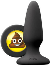 NS Novelties Dop Anal Mojis Sht Medium Negru, 8.5 Cm