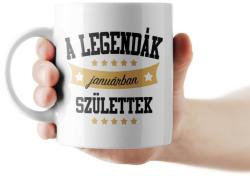 Partikellékek A legendák januárban születtek bögre