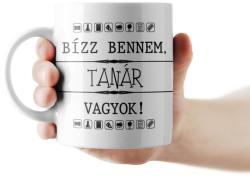 Partikellékek Bízz bennem, tanár vagyok! bögre