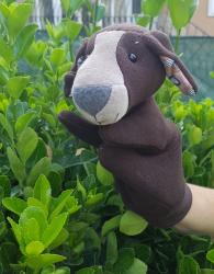 Babás Timi Pöttyi kutyus ötujjas báb