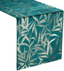 Eurofirany Blink15 bársony asztali futó Sötét türkiz 35x180 cm (HS390015)