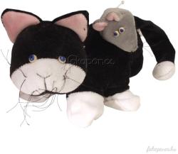 Puppet-World Kesztyűbáb felnőtt kézre - fekete cica