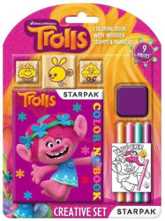 Starpak Trolls kreatív szett színezővel nyomdákkal és filctollakkal (STK-382502)