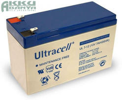 Ultracell 12V 7Ah akkumulátor UL7-12 AU-12070 (D-103693)