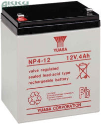 YUASA 12V 4Ah akkumulátor NP4-12 (D-112807)