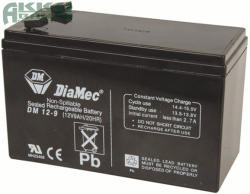 DIAMEC 12V 9Ah F2 akkumulátor DM12-9 (D-115479)