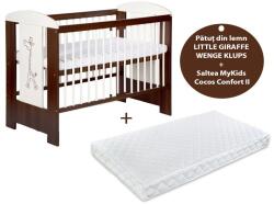 Klups Patut KLUPS Little Giraffe Wenge + Saltea 8 MyKids (NT1775-42904)
