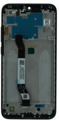  5600050C3J00 Gyári Xiaomi Redmi Note 8 fekete LCD kijelző érintővel kerettel előlap (5600050C3J00)