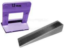 SKT SKT20 ÉKES lapszintező, 100db ÉK + 500db TALP, 1, 5mm fuga, 5-15mm laphoz (skt20115cs13) (skt20115cs13)