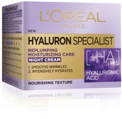 L'Oréal Paris hyaluron specialist нощен крем за лице хиалуронова киселина, spf20, 50 мл