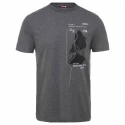 The North Face Tricou THE NORTH FACE M S/S Celebration Tee grey/black