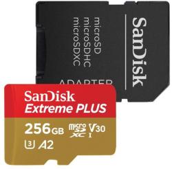 SanDisk microSDXC Extreme Plus 256GB A2 SDSQXBZ-256G-GN6MA