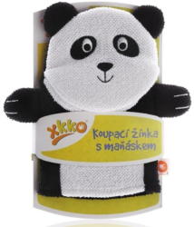  XKKO Mosdókesztyű kesztyűbábbal Panda - fehér