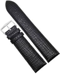  Curea de ceas neagra din piele naturala 18mm 20mm 22mm WZ3616 (WZ3616)