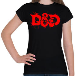 printfashion D&D - Női póló - Fekete (2093010)