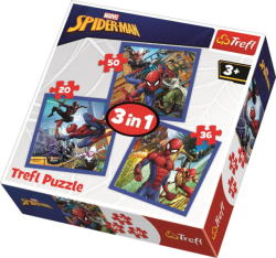 Trefl Pókember és ellenfelei 20,36,50 db-os (34841)