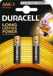 Duracell Baterii alcaline AAA R03 DURACELL BASIC 2buc/blister (DURACELL AAA/2) - sogest