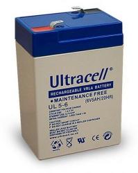 Ultracell Acumulator plumb acid Ultracell 6V 5Ah UL 5-6 (UL5-6)