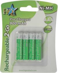 HQ Set acumulatori reincarcabili preincarcati AAA 900mAh 4buc HQ (HQ-R2U-AAA-01) - sogest Baterie reincarcabila