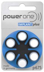 power one Baterii auditive P675 implant plus Power One 6buc (P675 IMPLANT PLUS) - sogest