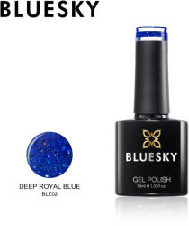 Bluesky BLZ02 Deep Royal Blue szemcsés sötétkék csillogó géllakk