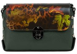 Manier Gentuta piele alba cu imprimeu crocodil GF2471