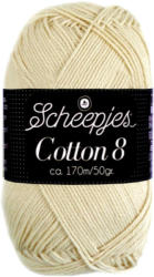 Scheepjes Cotton8 - 656 - világos drapp pamut fonal