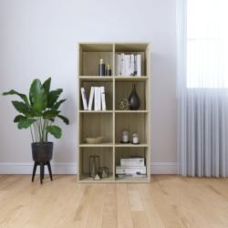vidaXL Bibliotecă/Servantă, stejar sonoma, 66x30x130 cm, PAL (800156) Biblioteca