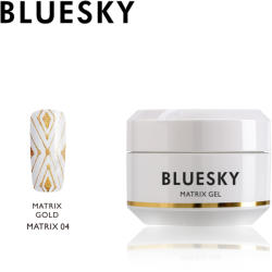 BLUESKY Cosmetics Mátrix zselé rugalmas csíkok húzásához - arany - gold 8 g