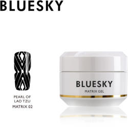 BLUESKY Cosmetics Mátrix zselé rugalmas csíkok húzásához - fehér - pearloflaotzu 8 g