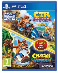 Activision CTR Crash Team Racing Nitro-Fueled + Bandicoot N.Sane Trilogy (PS4)