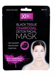 Xpel Body Care Black Tissue Charcoal Detox Facial Mask mască de față 28 ml pentru femei