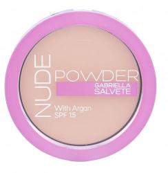 Gabriella Salvete Nude Powder SPF15 pudră 8 g pentru femei 03 Nude Sand