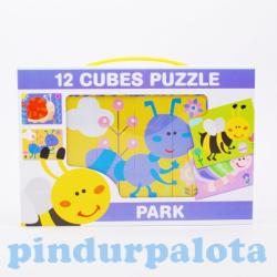 Dohány Park állatai mesekocka 12 db-os