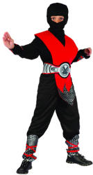 GoDan Piros-fekete ninja 120-130 cm-es (671589)