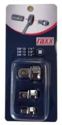 Raxx adapter készlet 3 részes glo-wh20006 1/4, 3/8, 1/2