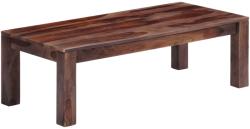 vidaXL Măsuță de cafea, gri, 110 x 50 x 35 cm, lemn masiv de sheesham (247470) Masa de cafea