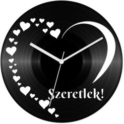 Szívecskés - szerelmes 2 bakelit óra (bak-ro-030)