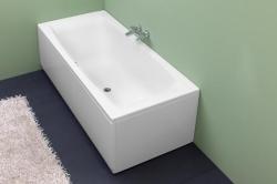 Kolpa-San Aida 180x80/M-2 Beépíthető egyenes fürdőkád kombinált masszázs rendszerrel 590790 (590790)